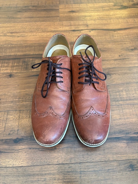 Cole Haan Original Grand Wingtip Oxford Shoes Men’s Size 11 Brown main image 4